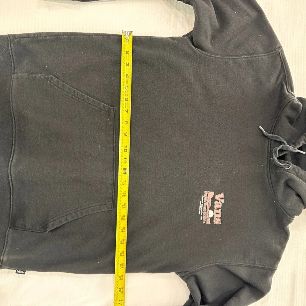 Vans Palm Tree Farm Hoodie Mens Medium‎ Black Graphic Pullover Grunge